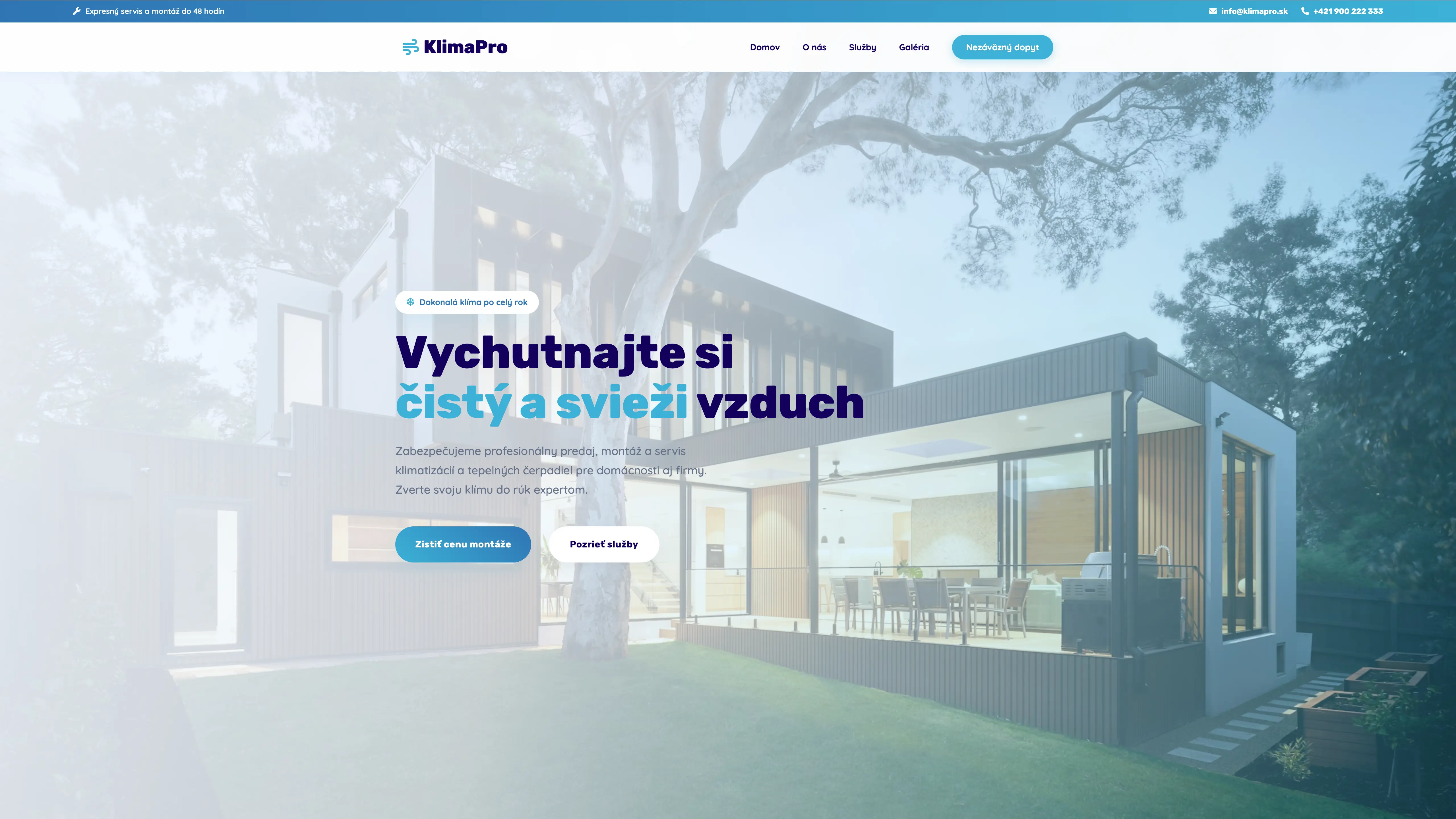 Náhľad webu