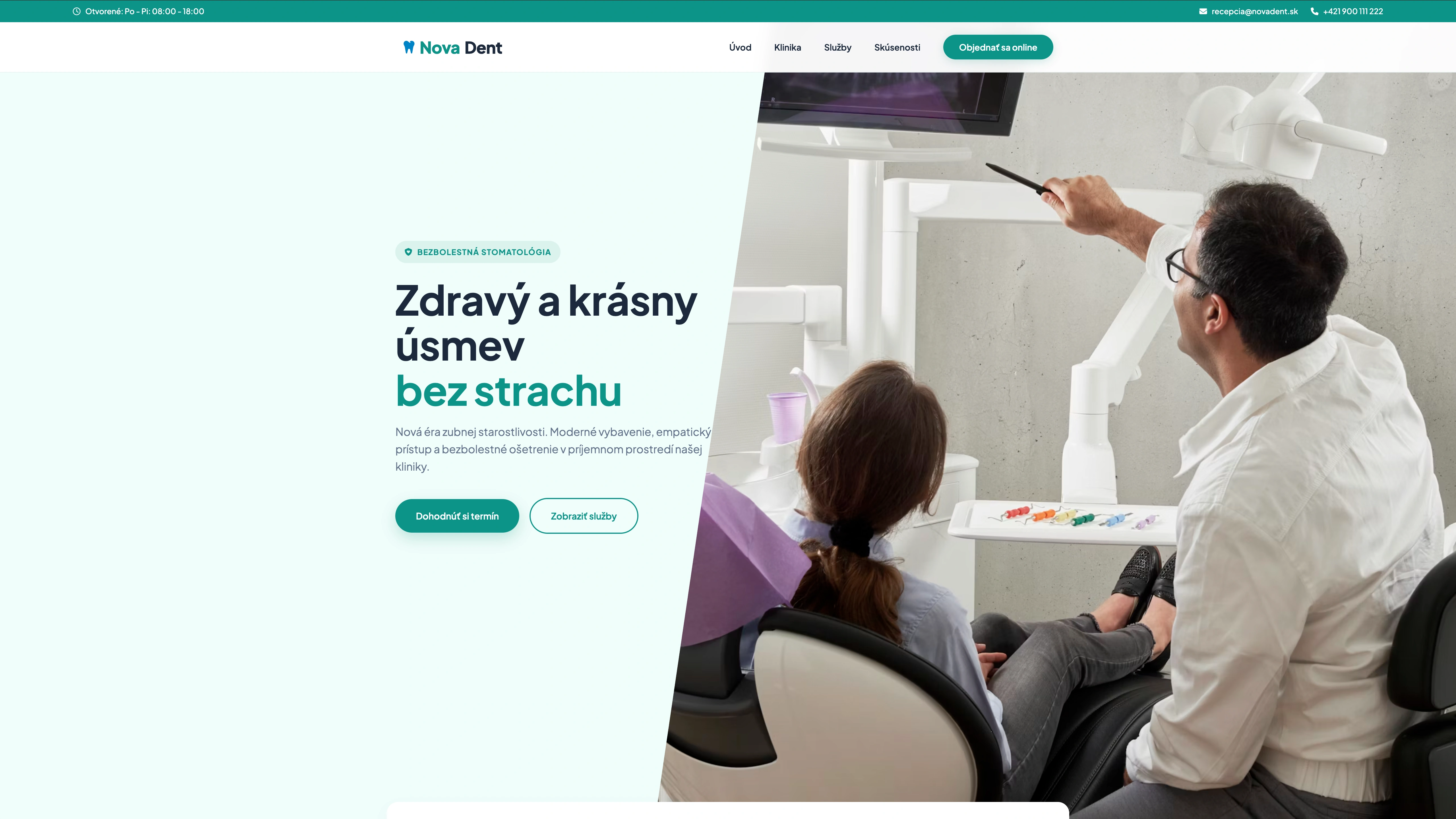 Náhľad webu