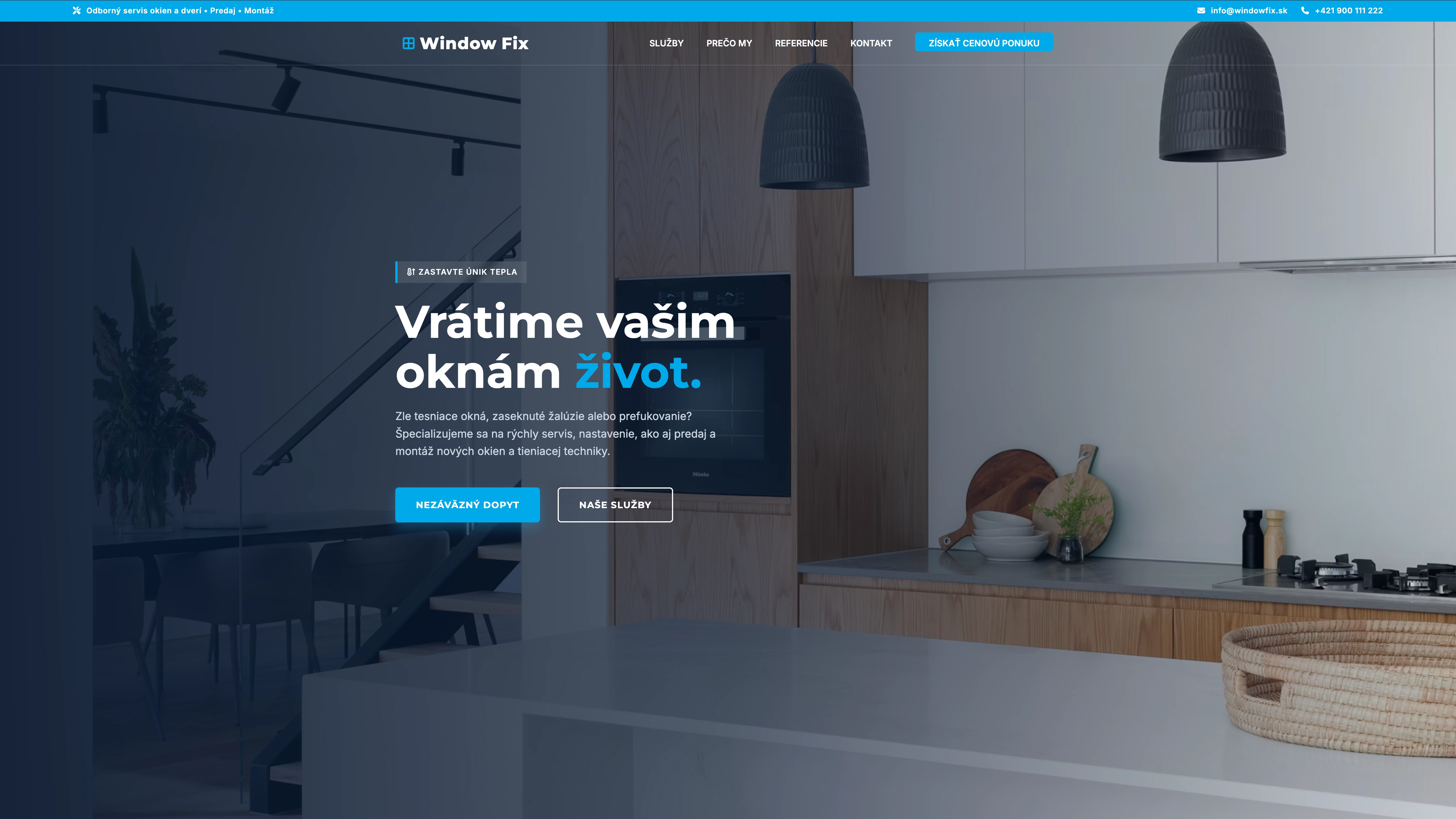 Náhľad webu