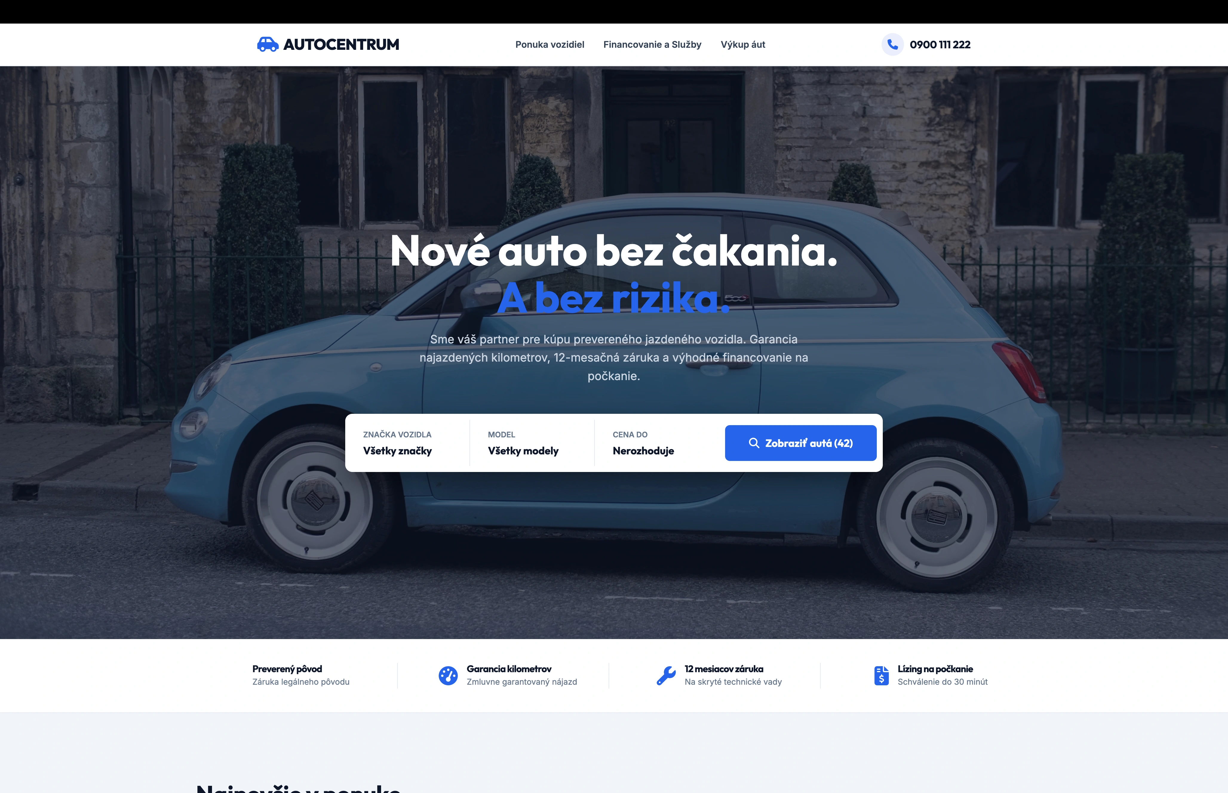 Náhľad webu